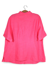 Camasa ERFO roz fuchsia mărime XXL vedere din spate second-hand premium