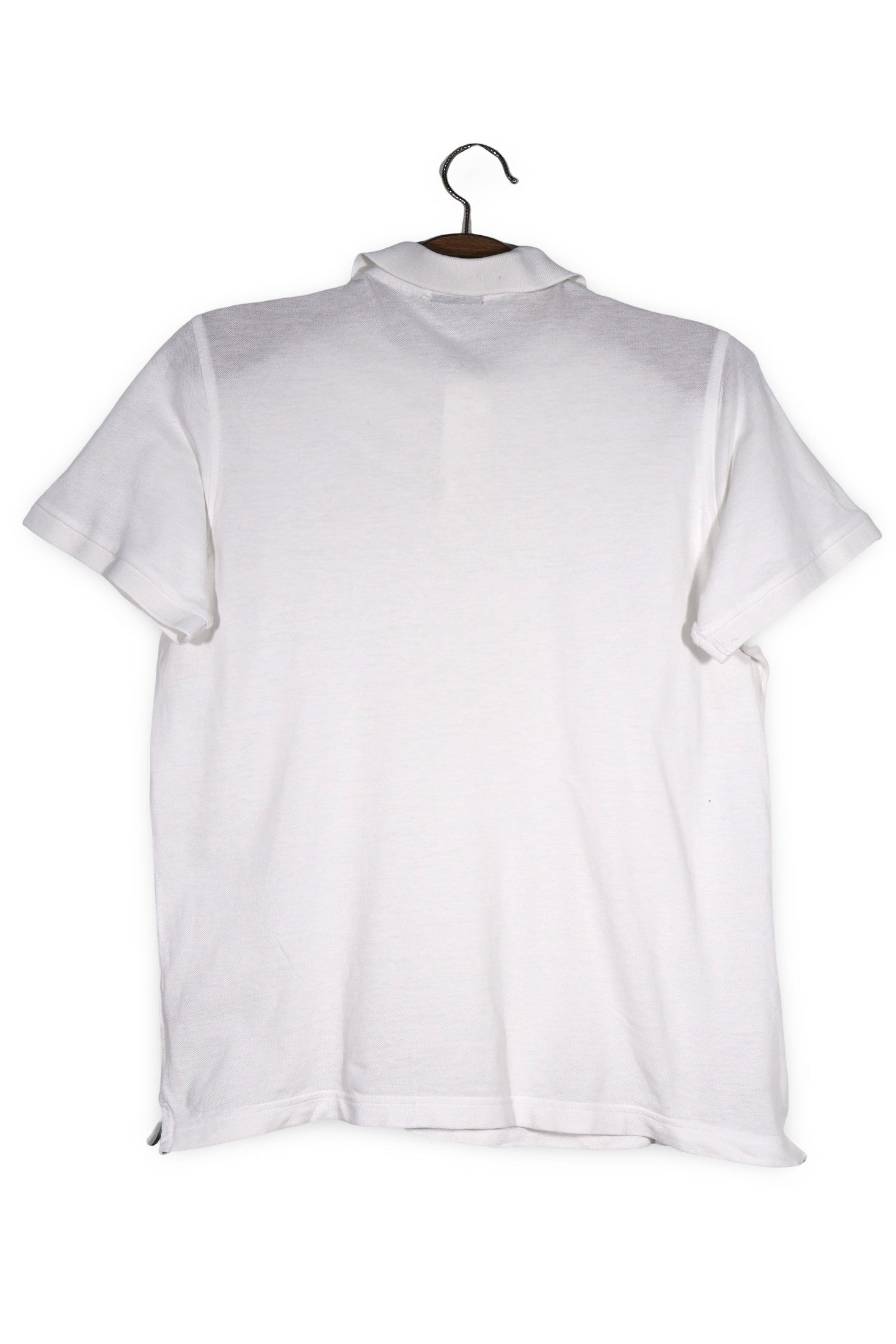 Tricou Hugo Boss alb mărime M vedere din spate second-hand premium