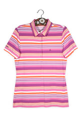 Tricou Schoffel roz, mov, alb, orange mărime L vedere din față second-hand premium