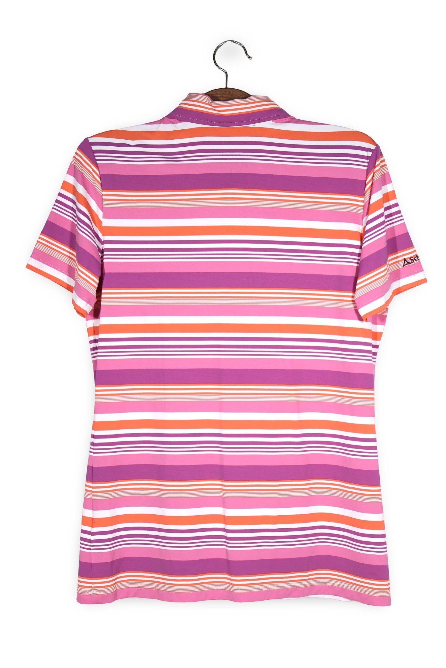 Tricou Schoffel roz, mov, alb, orange mărime L vedere din spate second-hand premium