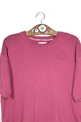 Tricou Kappa roz prăfuit mărime S detaliu material și croială second-hand premium