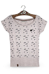 Tricou Naketano bej deschis mărime M vedere din față second-hand premium