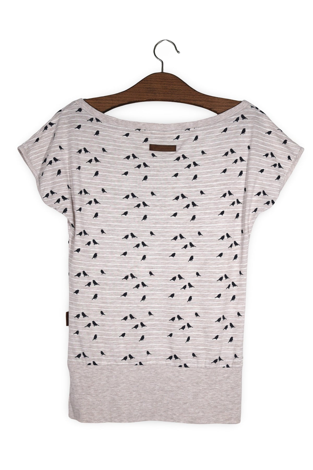 Tricou Naketano bej deschis mărime M vedere din spate second-hand premium