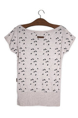 Tricou Naketano bej deschis mărime M vedere din spate second-hand premium