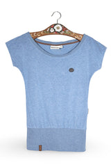 Tricou Naketano albastru mărime XS vedere din față second-hand premium