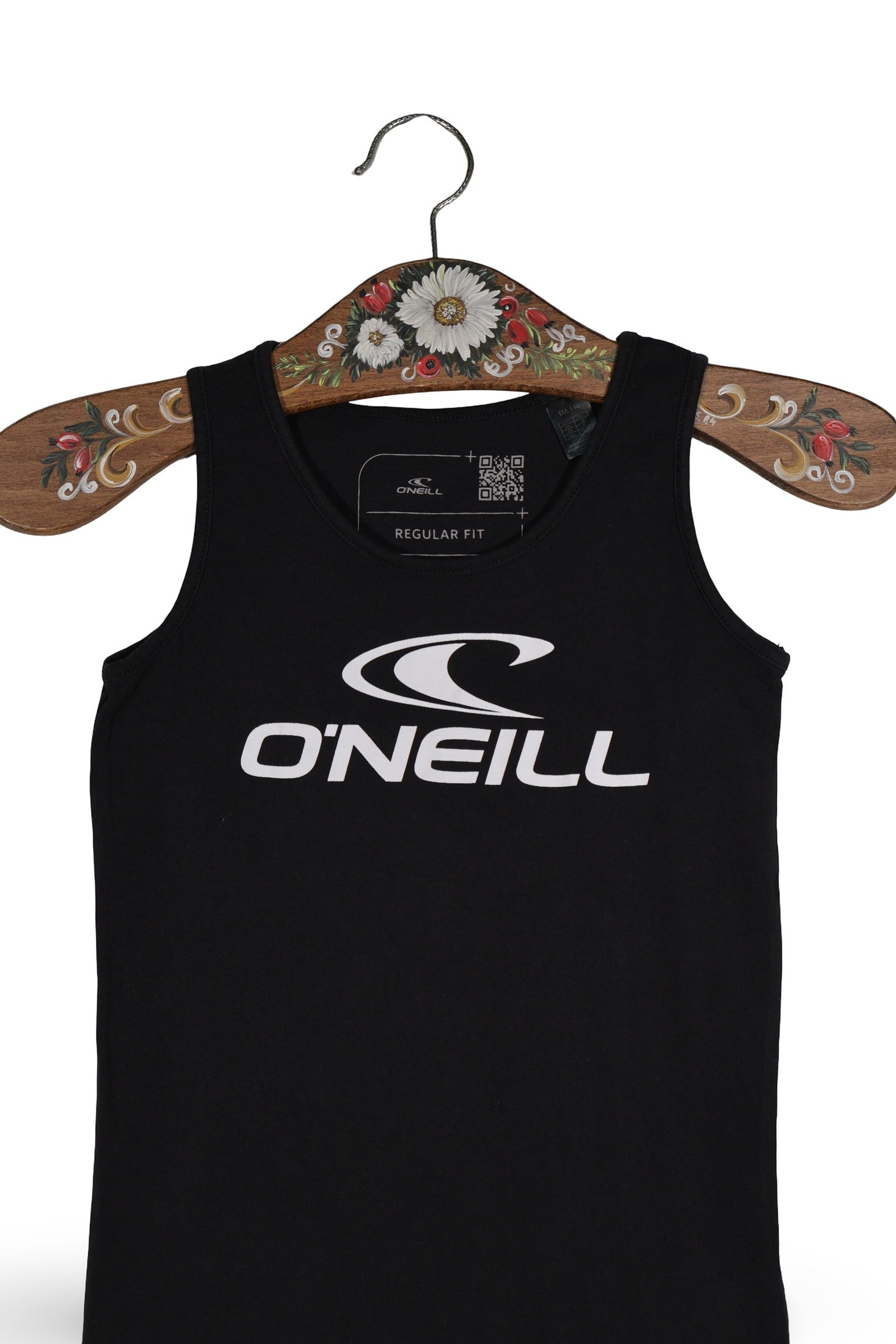 Tricou O'Neill negru mărime XXS detaliu material și croială second-hand premium