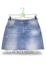Fusta G-STAR RAW albastru mărime M vedere din față second-hand premium