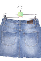 Fusta G-STAR RAW albastru mărime M detaliu material și croială second-hand premium