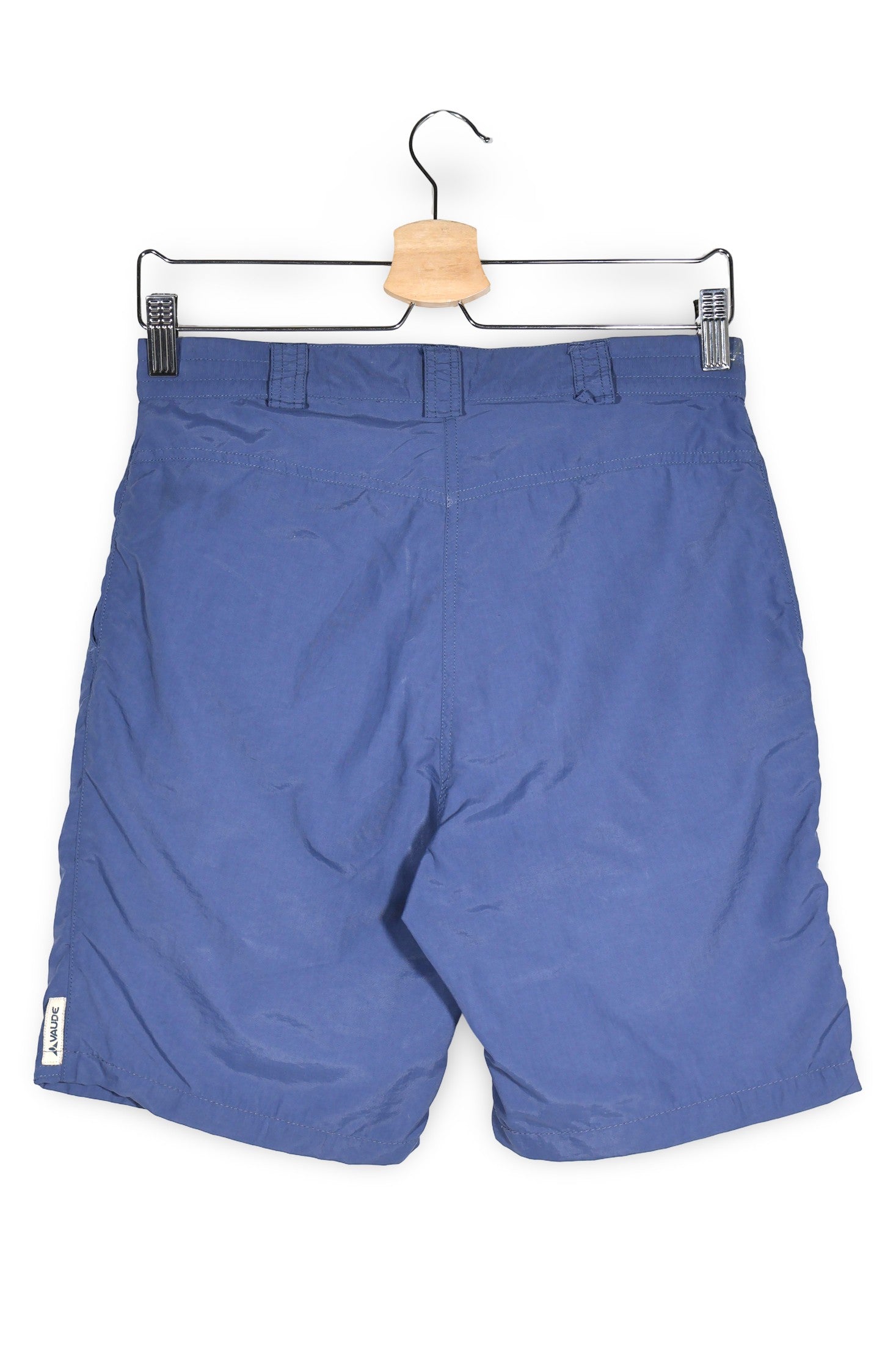 Pantaloni scurti VAUDE albastru mărime S vedere din spate second-hand premium