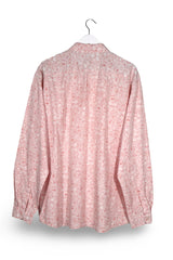 Camasa s.Oliver roz pastel cu imprimeu floral mărime 3XL vedere din spate second-hand premium