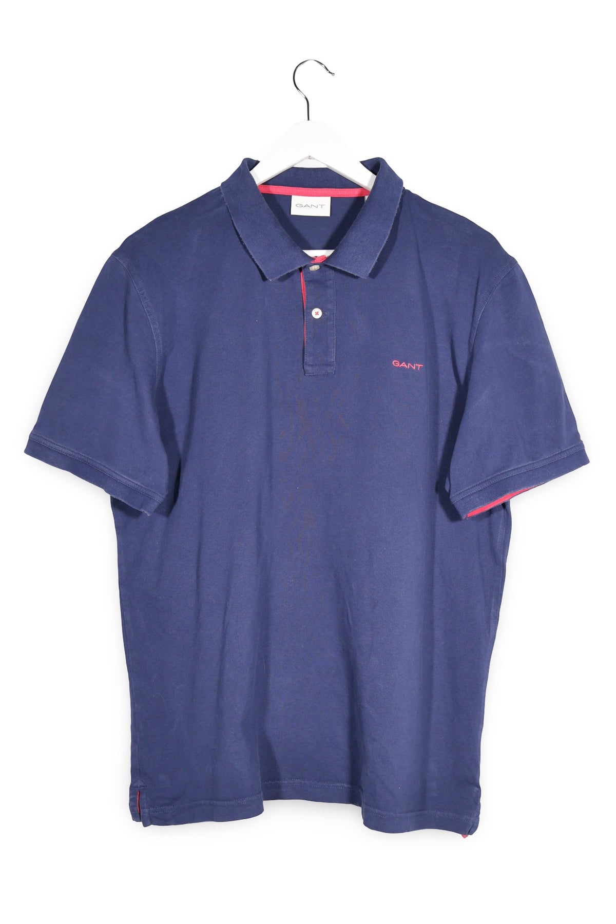 Tricou GANT bleumarin mărime XL vedere din față second-hand premium