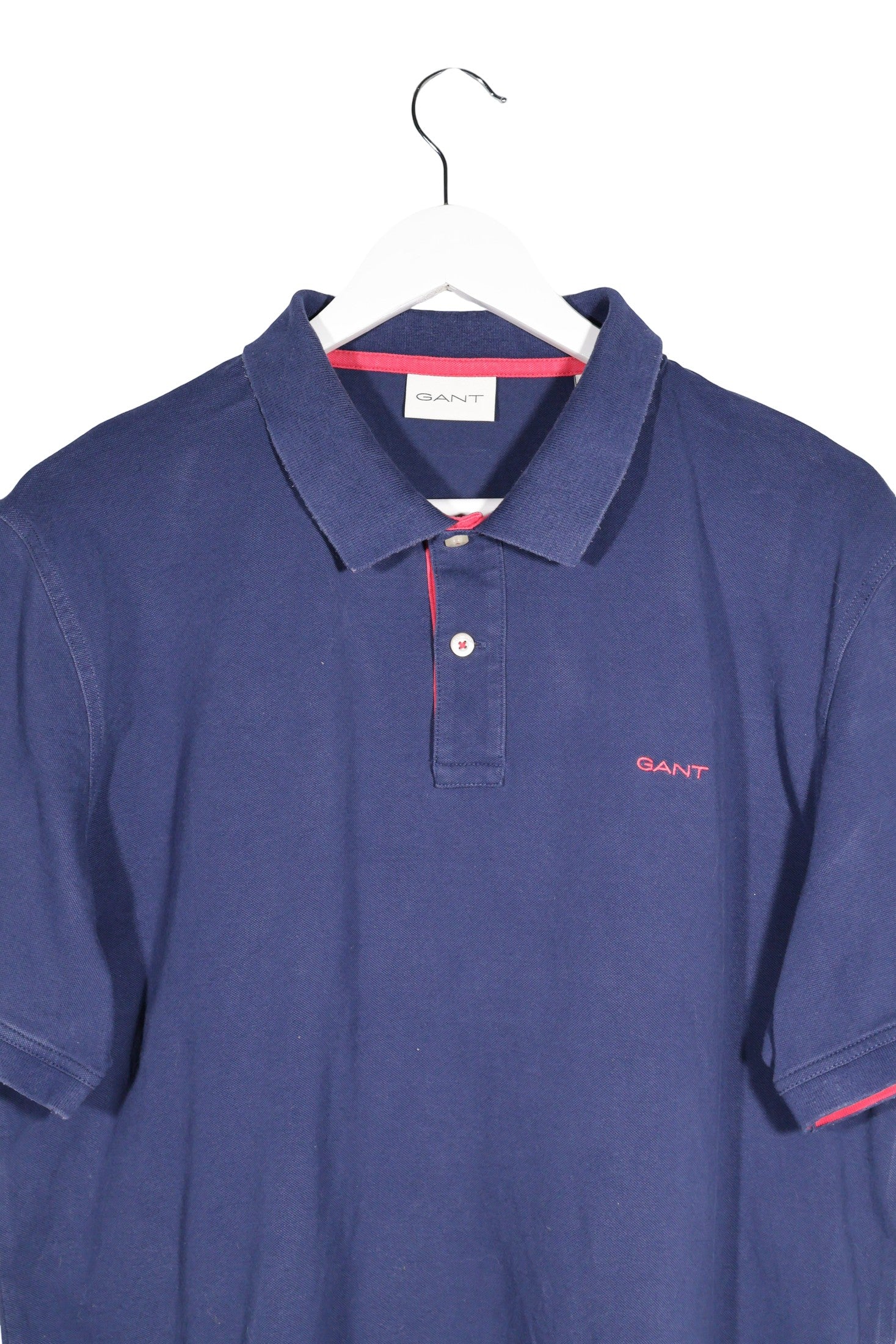 Tricou GANT bleumarin mărime XL detaliu material și croială second-hand premium