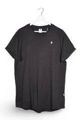 Tricou G-STAR RAW negru mărime L vedere din față second-hand premium