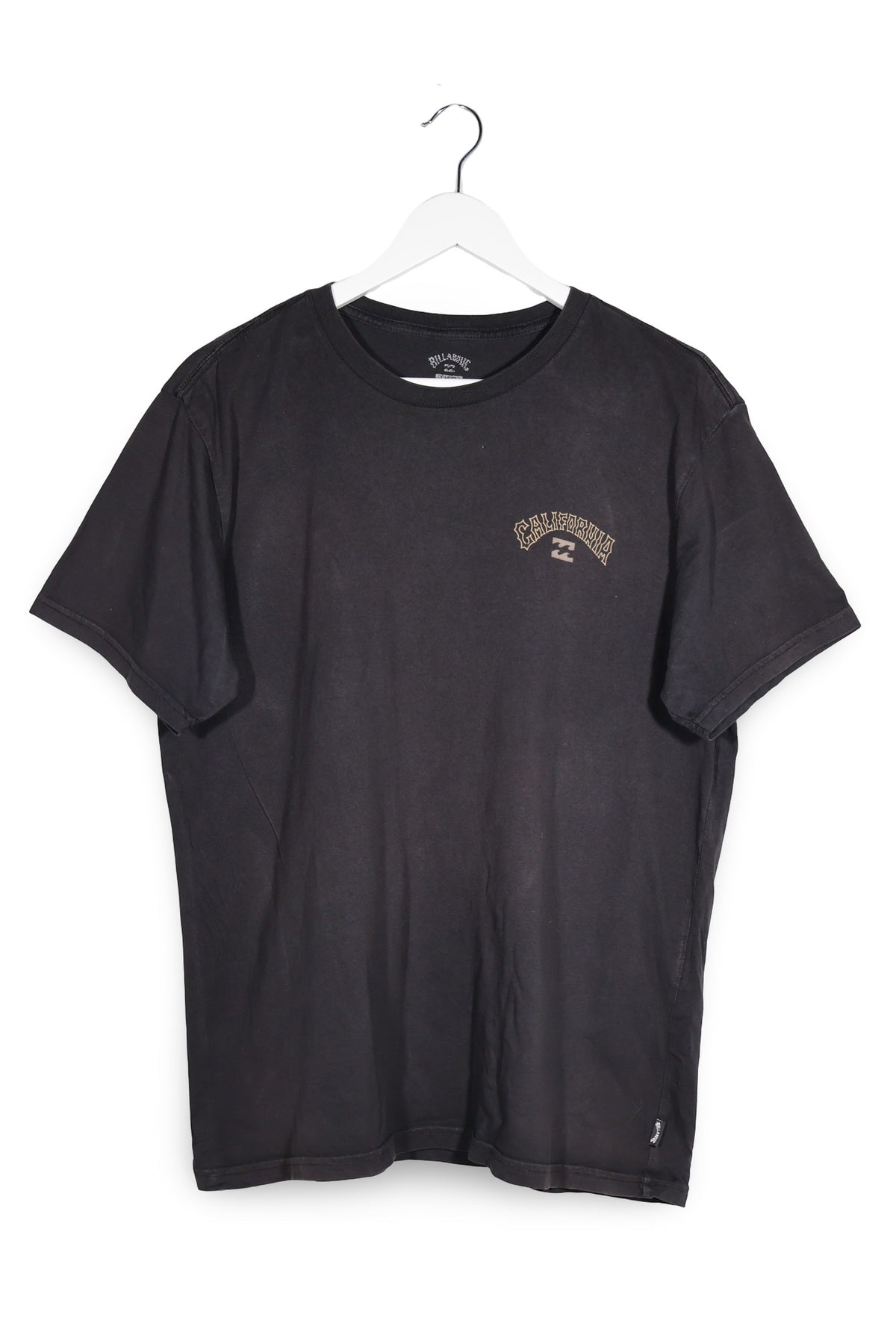 Tricou Billabong negru mărime L vedere din față second-hand premium