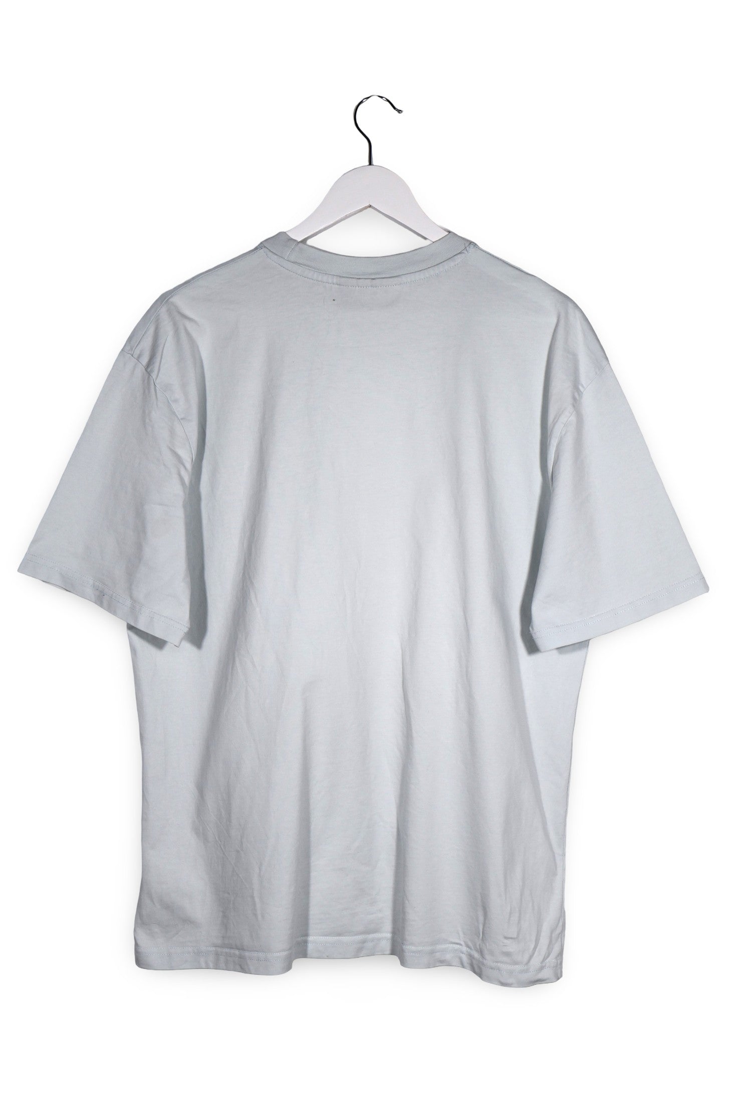 Tricou PEGADOR gri deschis mărime M vedere din spate second-hand premium