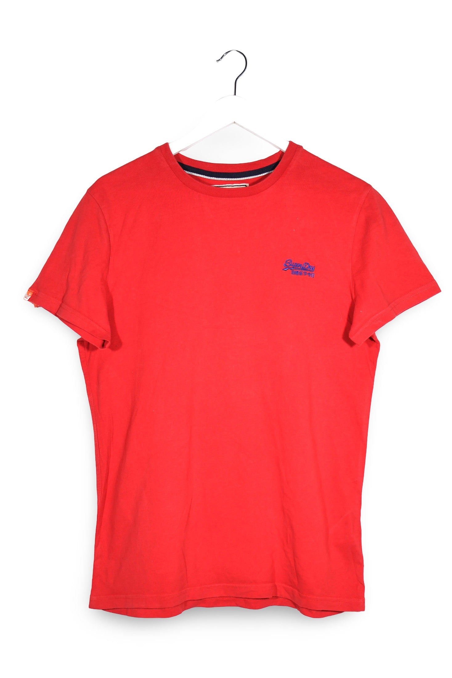 Tricou SuperDry roșu mărime M vedere din față second-hand premium