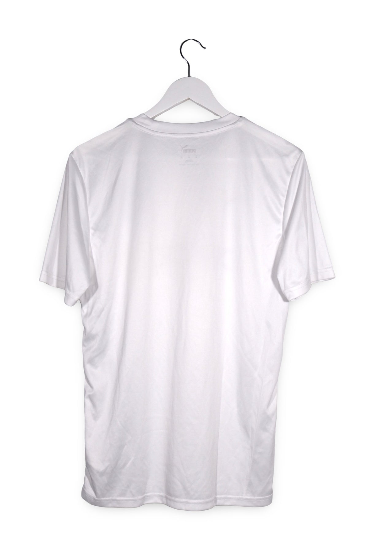 Tricou PUMA alb mărime M vedere din spate second-hand premium