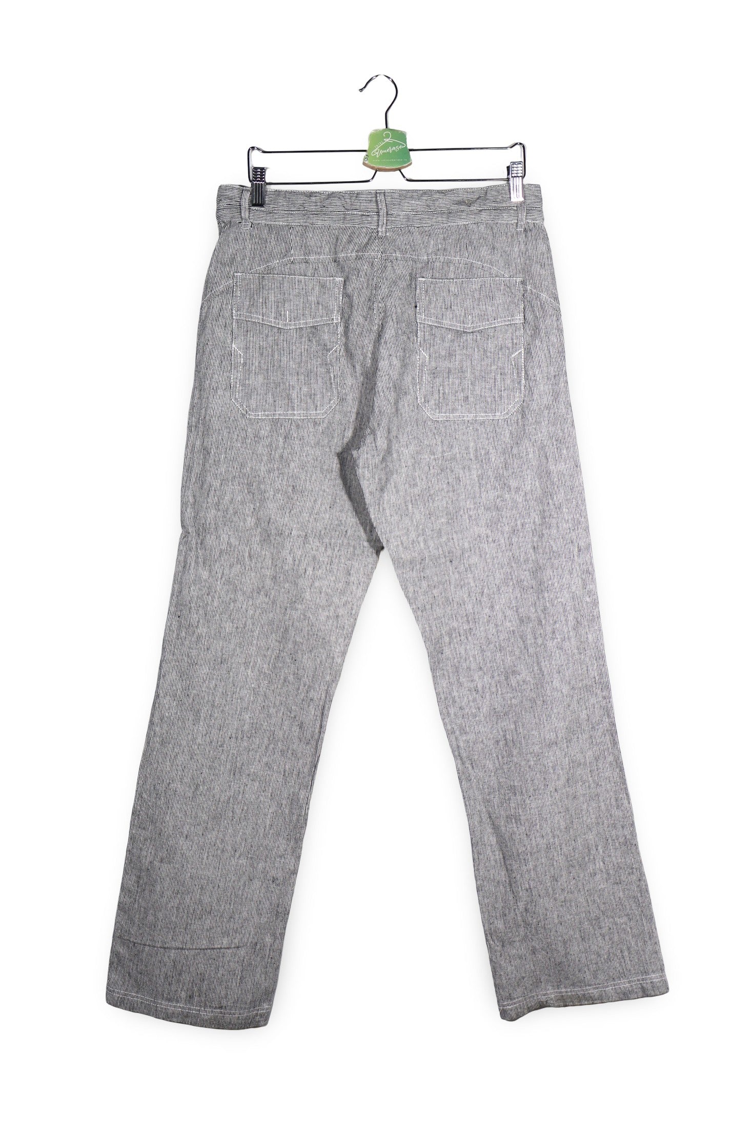 Pantaloni Selected Homme gri mărime M vedere din spate second-hand premium