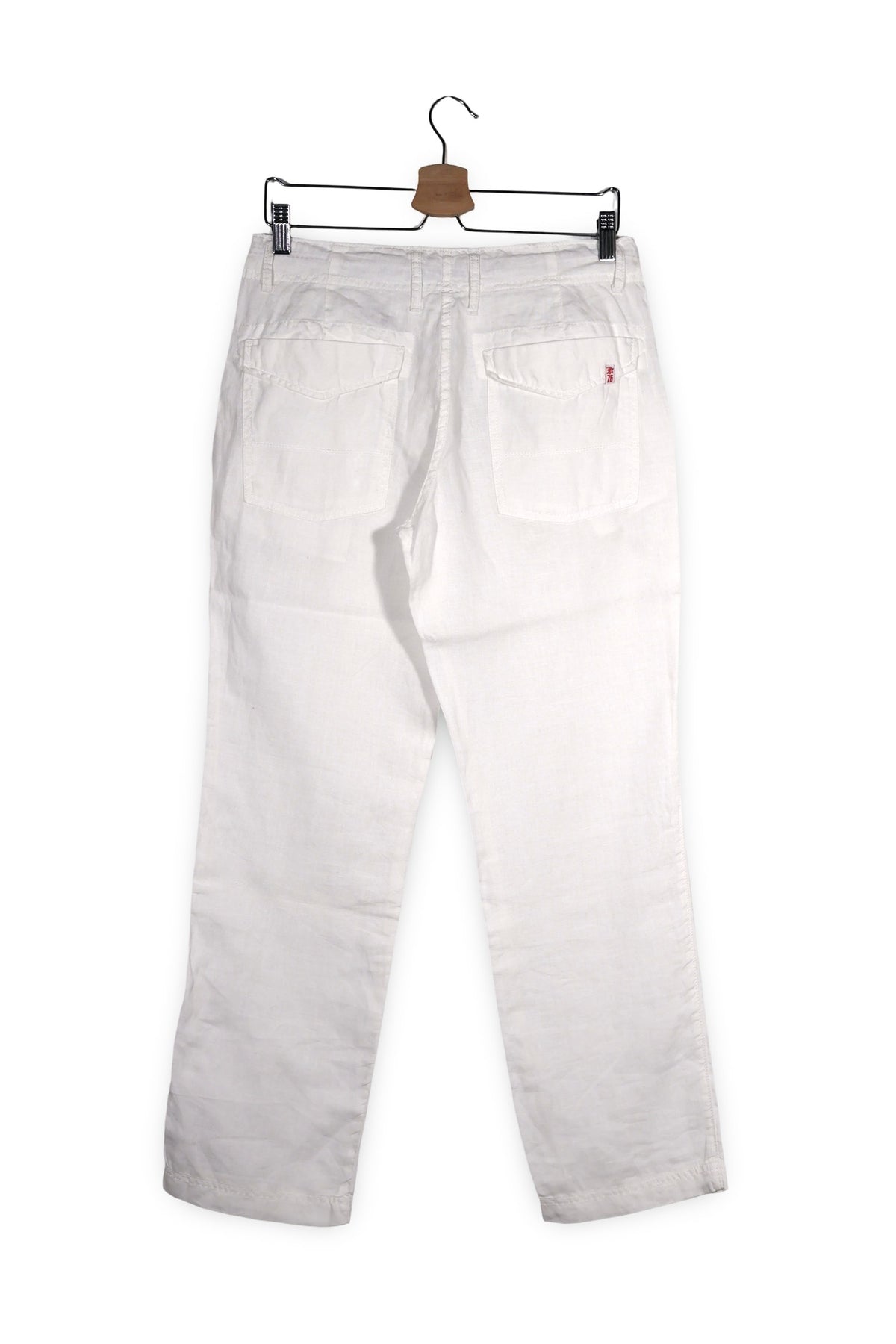 Pantaloni McNeal alb mărime S vedere din spate second-hand premium