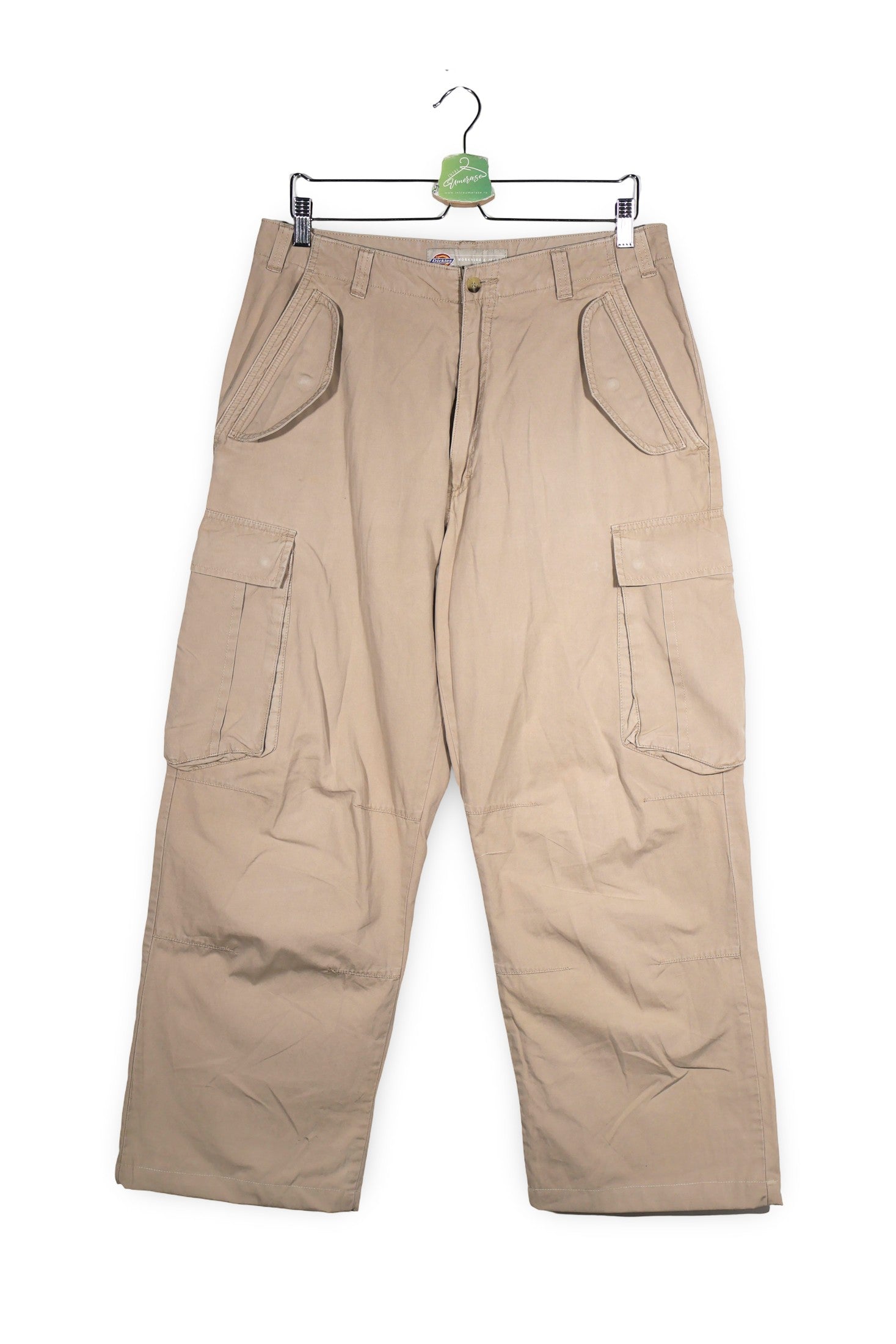 Pantaloni scurti Dickies bej mărime M vedere din față second-hand premium