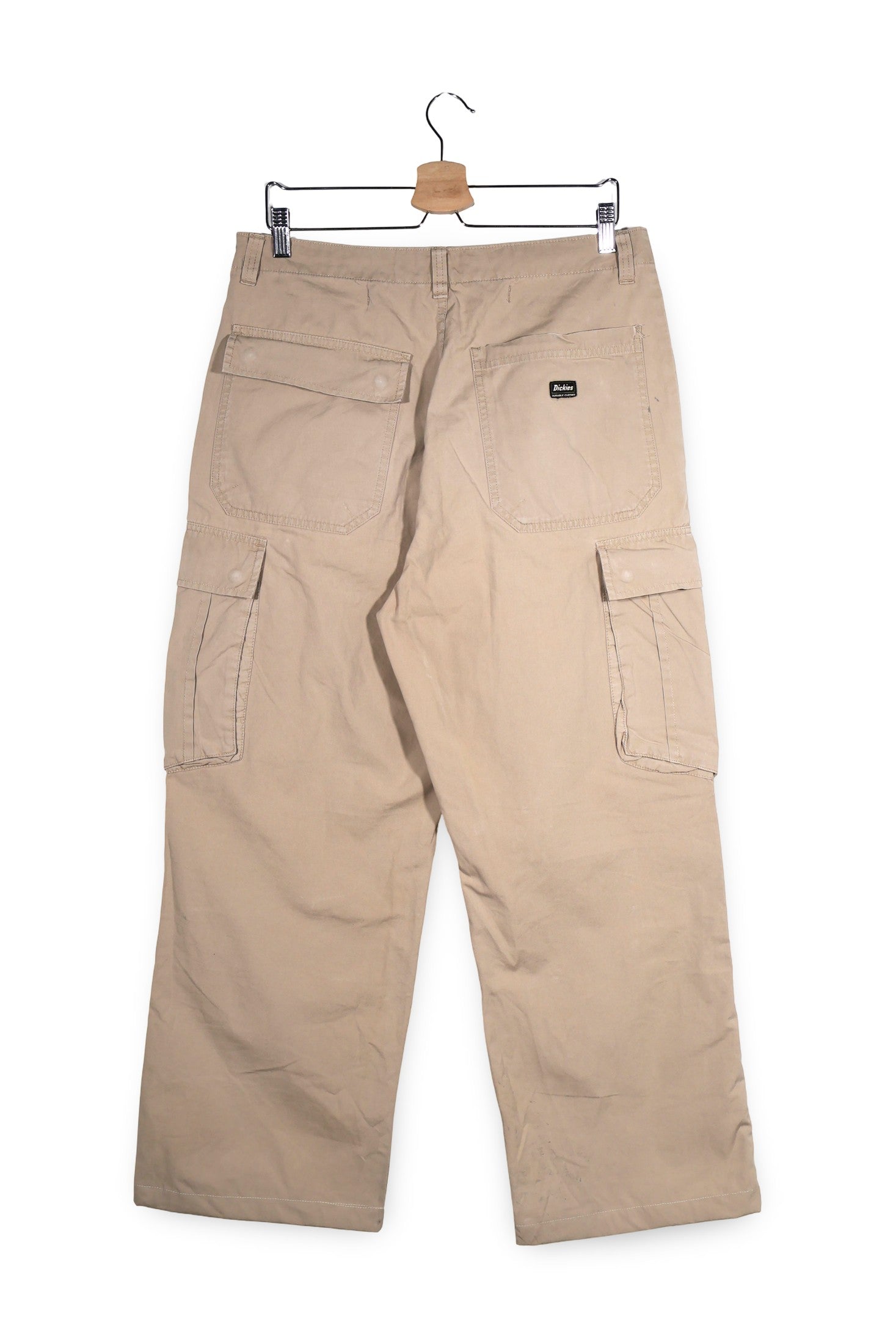 Pantaloni scurti Dickies bej mărime M vedere din spate second-hand premium