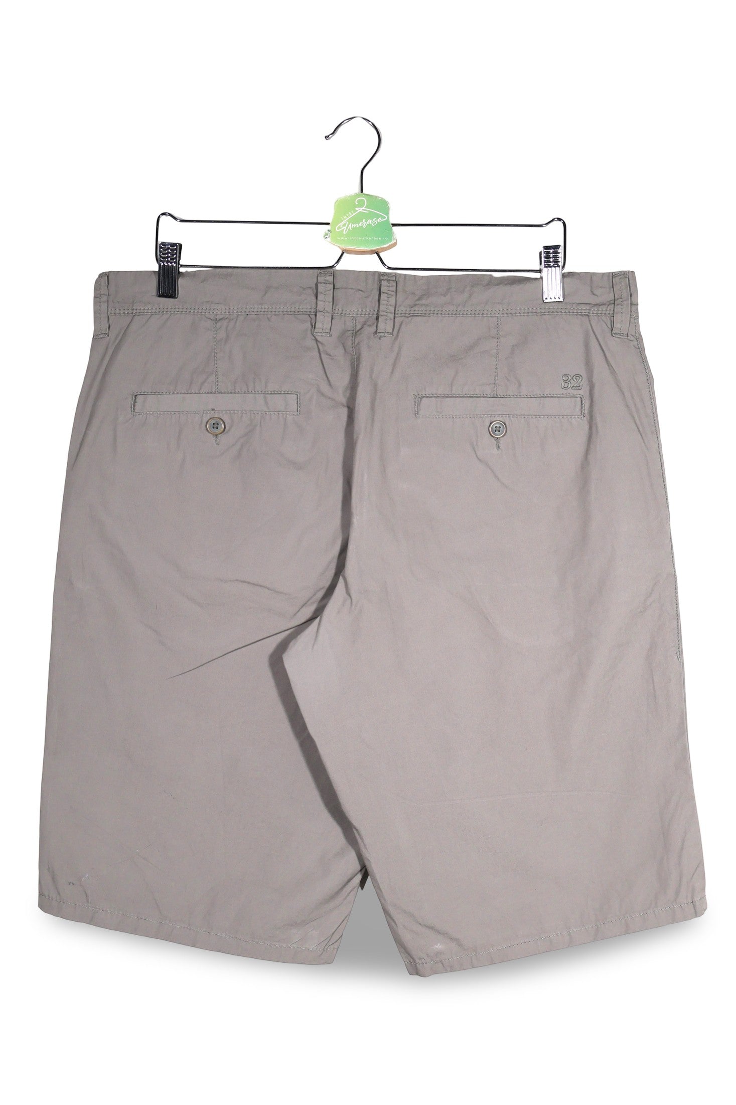 Pantaloni scurti Mustang gri mărime L vedere din spate second-hand premium