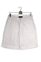 Pantaloni scurti Polo by Ralph Lauren alb mărime S vedere din față second-hand premium