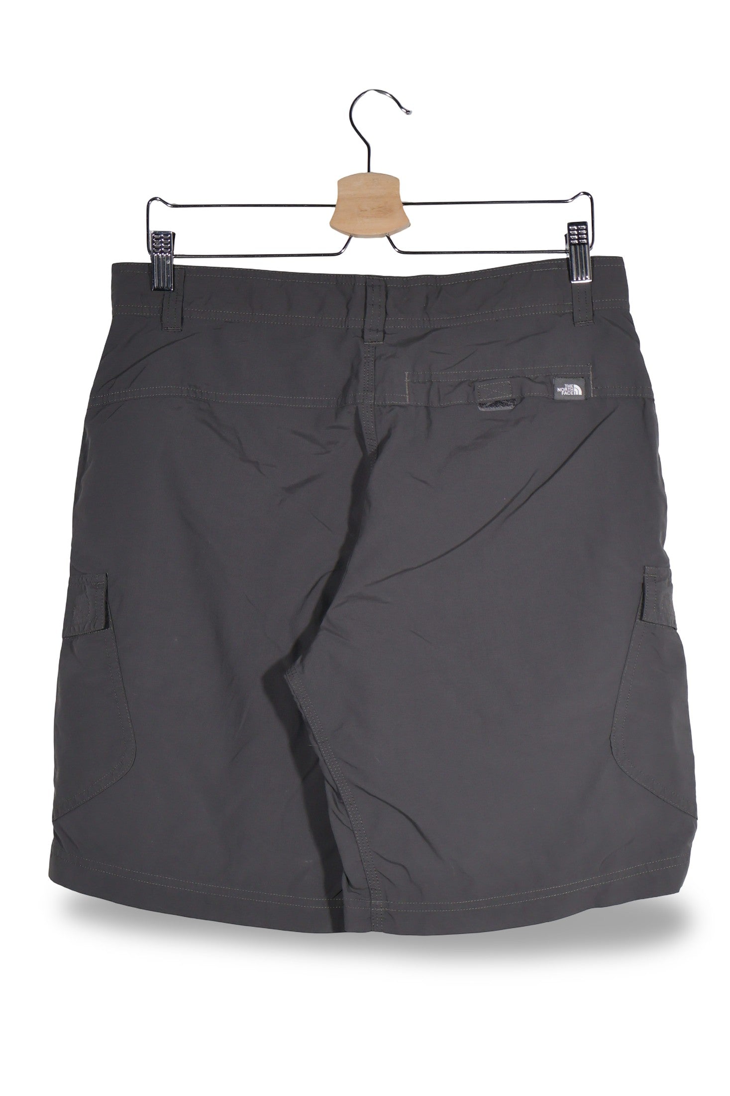 Blugi scurti The North Face gri-antracit mărime S vedere din spate second-hand premium