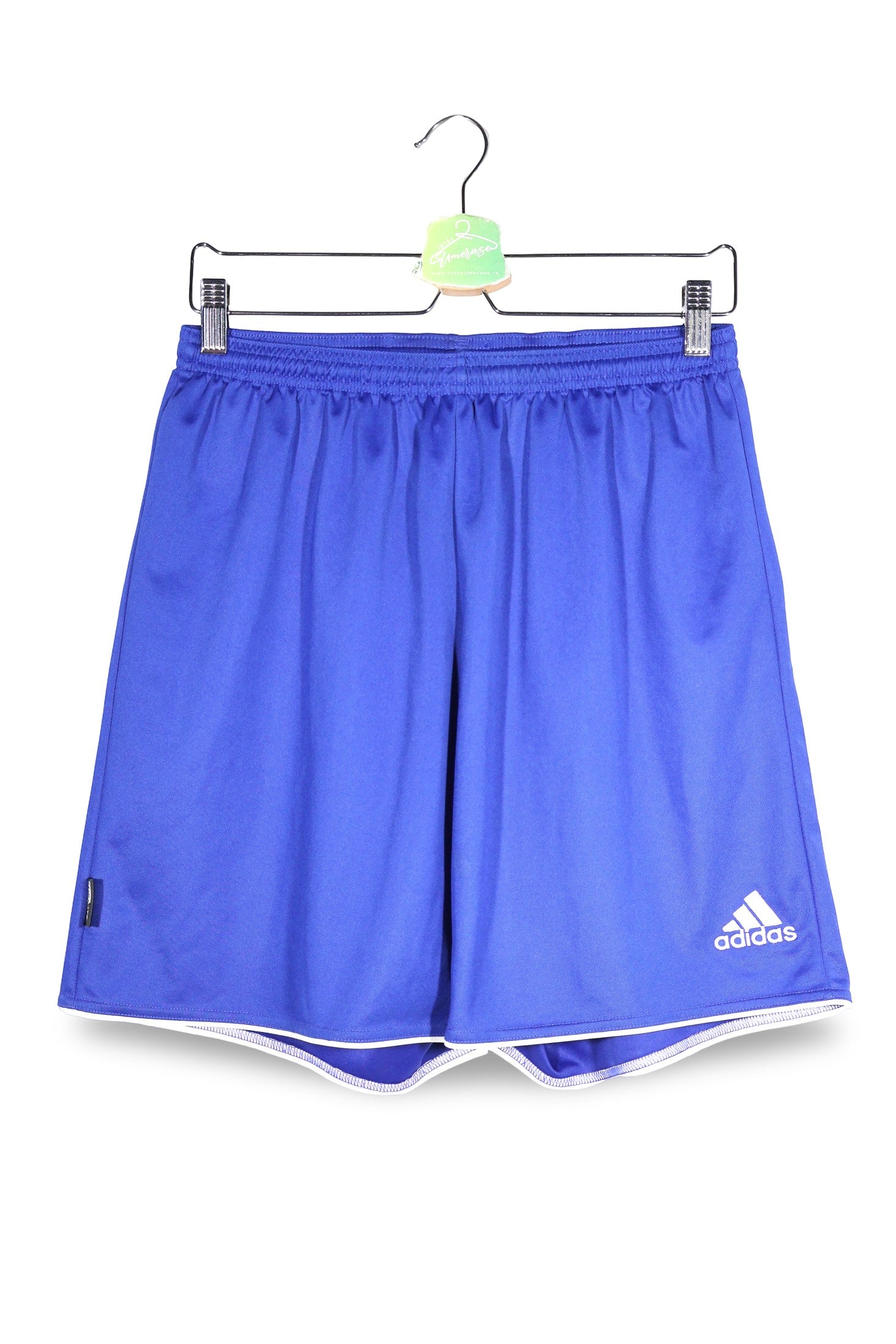 Pantaloni scurti adidas albastru mărime L vedere din față second-hand premium