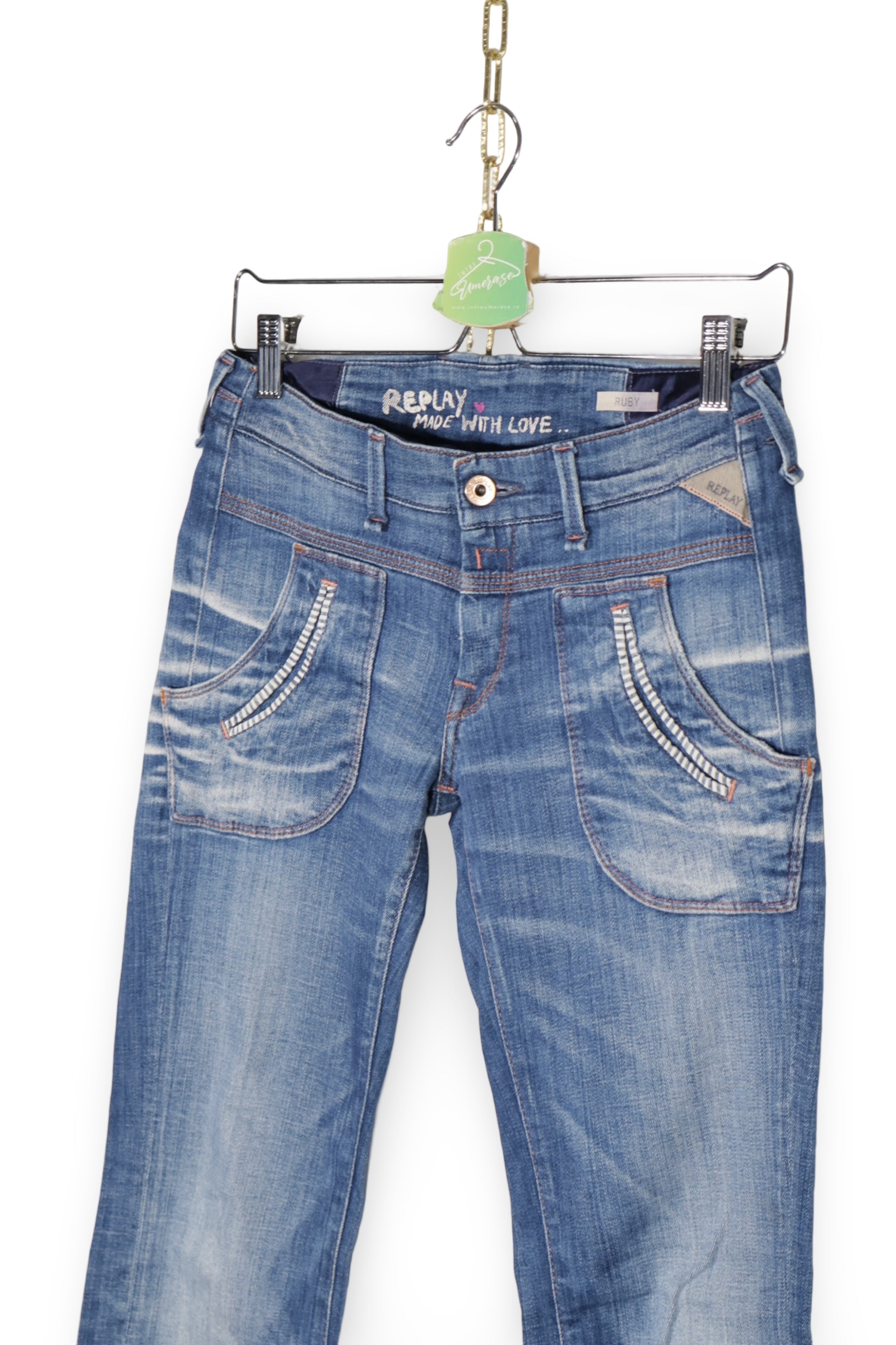 Blugi Replay - marimea S/M W27/L32 - Femei