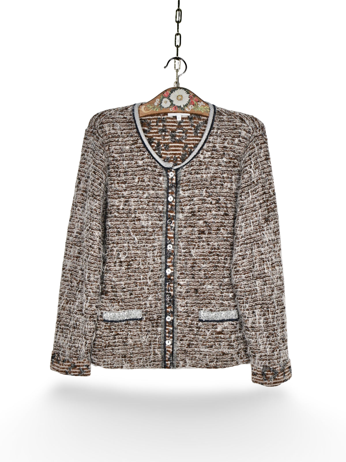 Cardigan Just White - marimea L - Femei