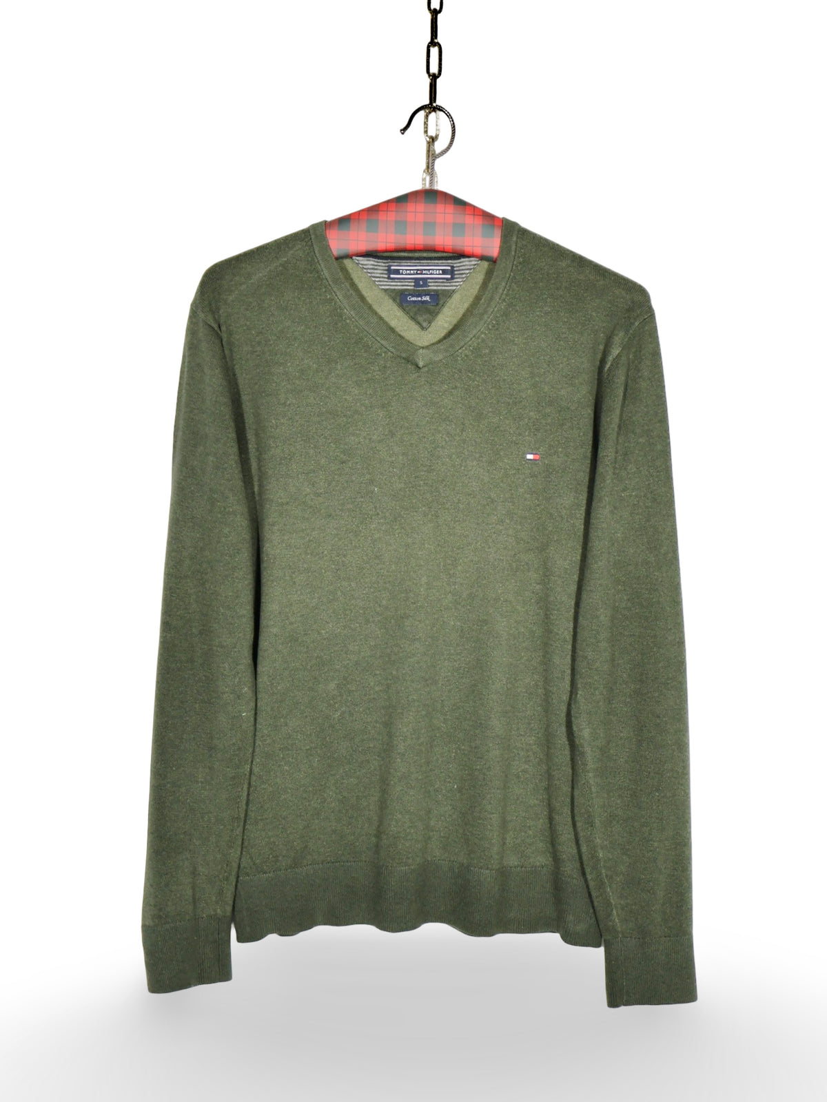 Bluza (10%matase) Tommy Hilfiger - marimea S - Barbati
