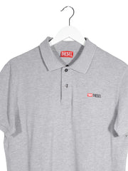 Tricou Diesel gri deschis mărime M detaliu material și croială second-hand premium