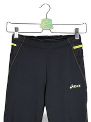 Pantaloni scurti asics negru mărime S detaliu material și croială second-hand premium