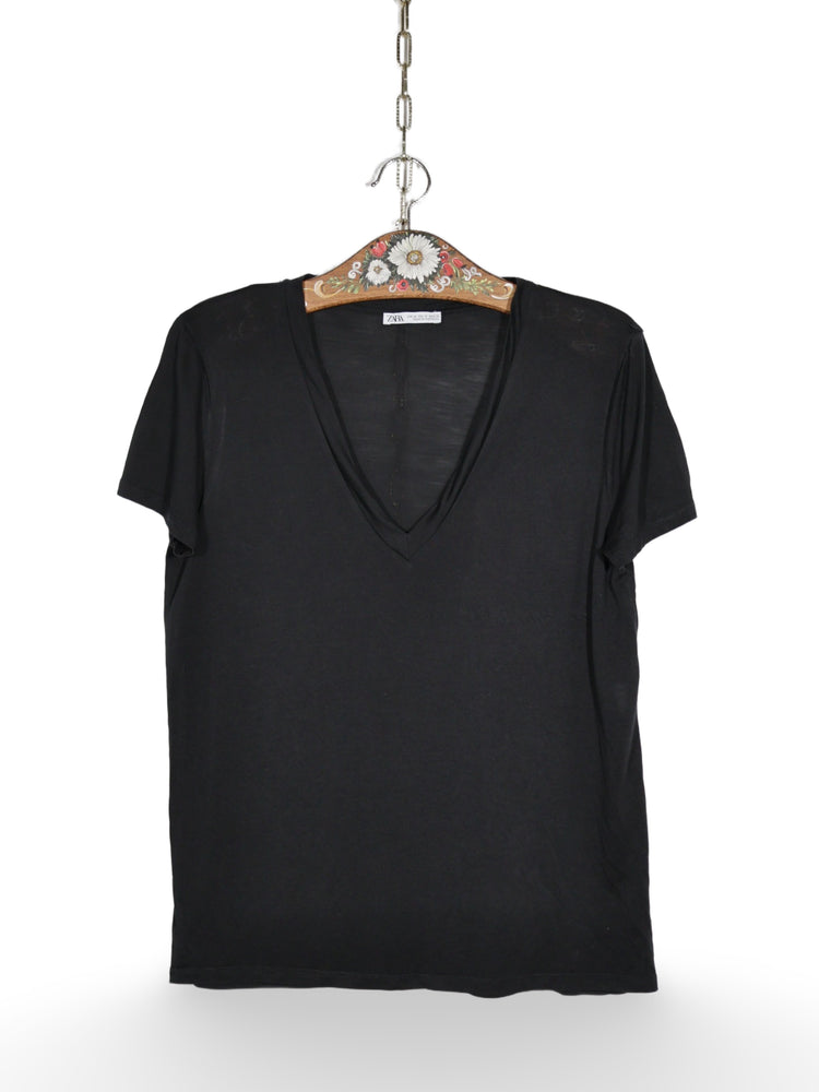 Tricou (100%liocel) Zara - marimea M - Femei