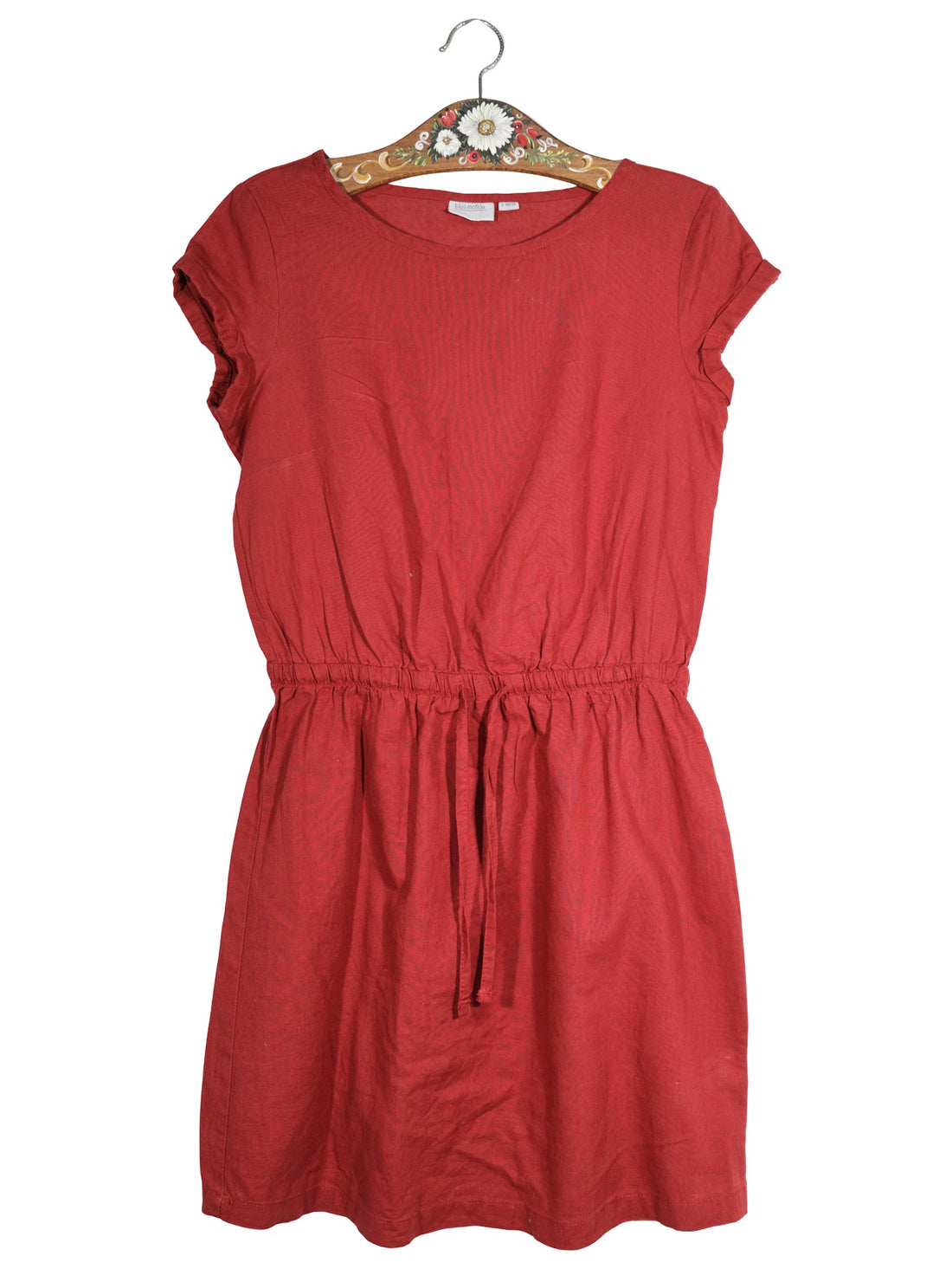 Rochie blue motion roșu mărime S vedere din față second-hand premium