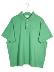 Tricou Lacoste verde mărime 4XL+ vedere din față second-hand premium