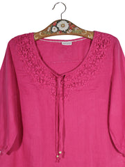 Camasa Street One fucsia mărime M detaliu material și croială second-hand premium