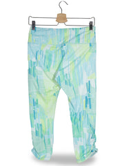 Colanti BROOKS bleu, verde, alb mărime M vedere din spate second-hand premium
