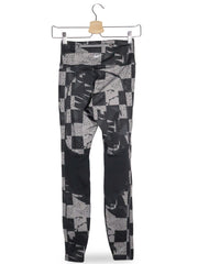 Colanti NIKE negru, gri mărime XS vedere din spate second-hand premium