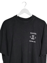Tricou PEGADOR negru mărime S detaliu material și croială second-hand premium