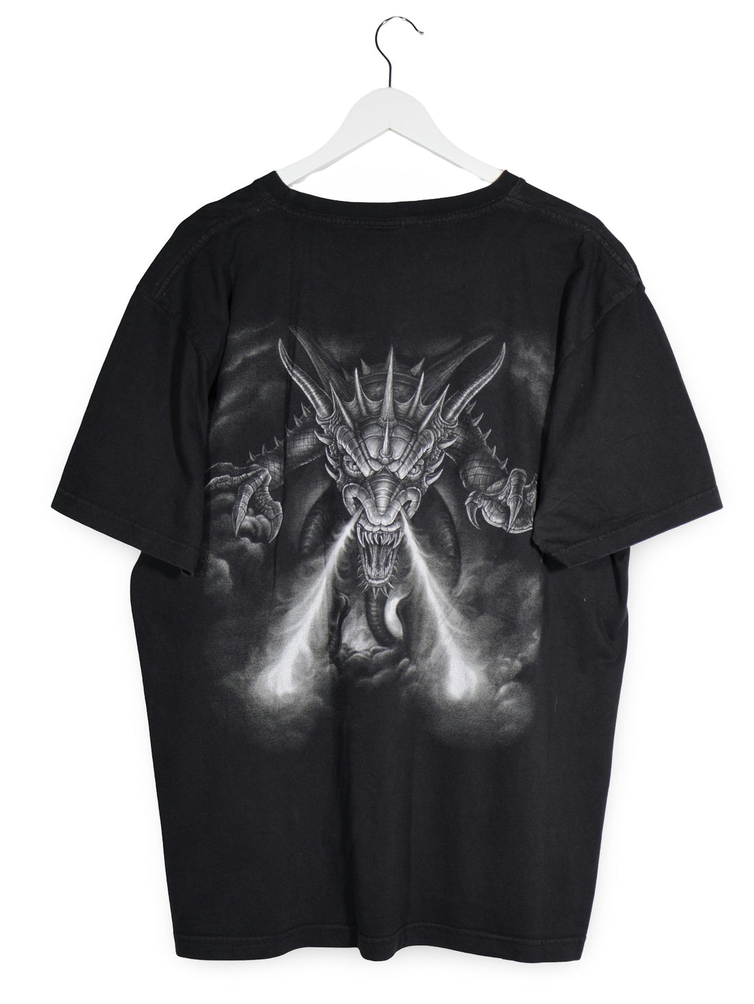 Tricou Hero Buff negru mărime XL vedere din spate second-hand premium