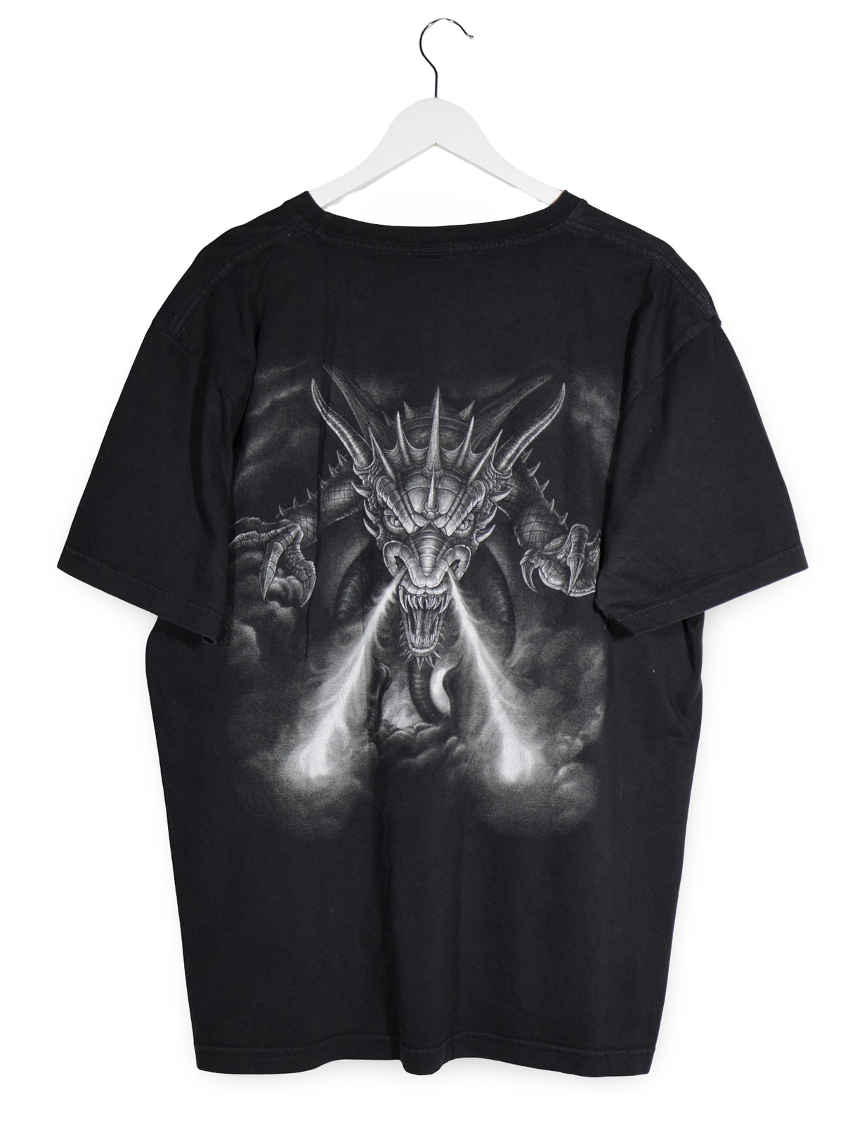 Tricou Hero Buff negru mărime XL vedere din spate second-hand premium