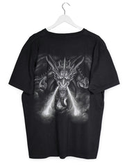 Tricou Hero Buff negru mărime XL vedere din spate second-hand premium