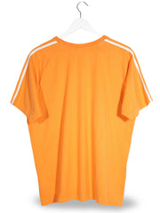Tricou Adidas portocaliu mărime L vedere din spate second-hand premium