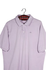 Tricou - Kappa polo lila din bumbac – XL – Bărbați - detaliu