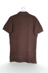 Tricou - RALPH LAUREN polo maro din bumbac – S – Bărbați - spate