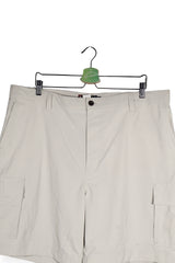 Pantaloni scurți - RALPH LAUREN cargo bej deschis din material tehnic – XXL – Bărbați - detaliu