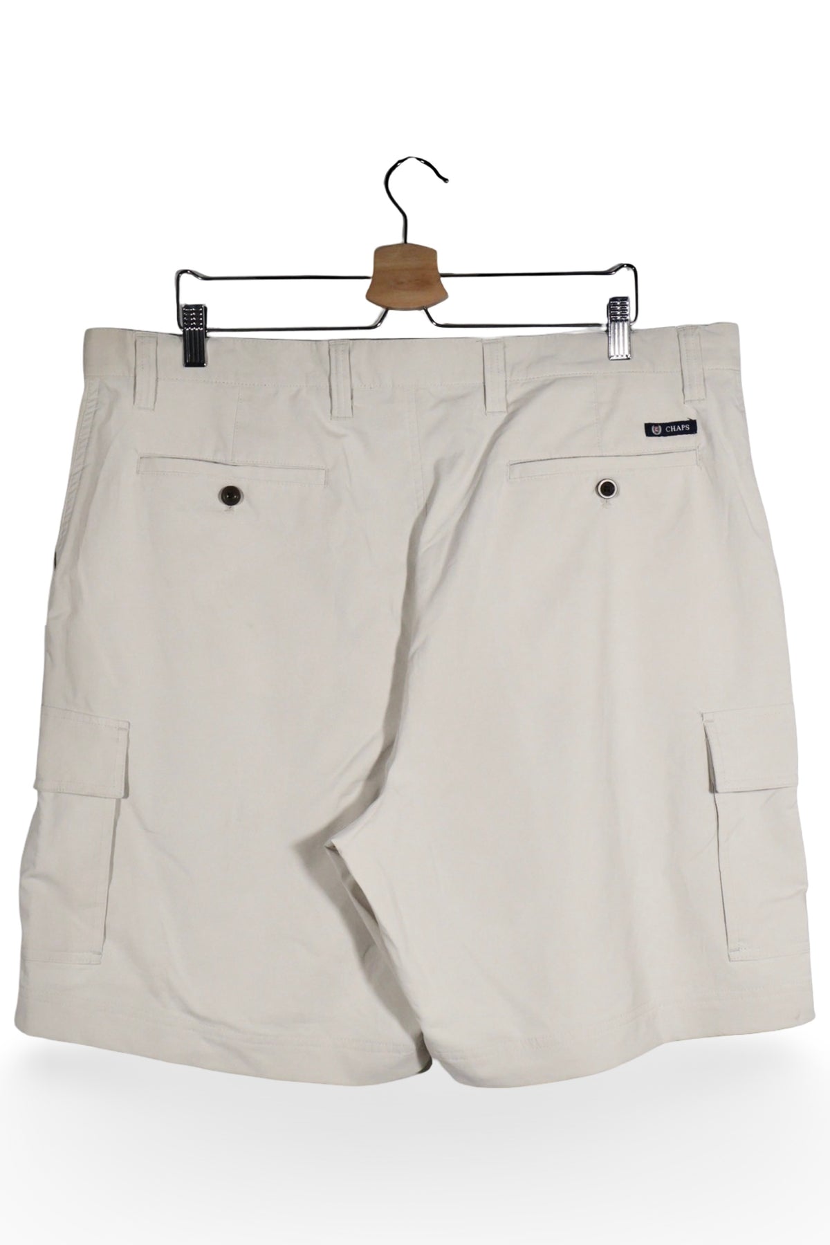 Pantaloni scurți - RALPH LAUREN cargo bej deschis din material tehnic – XXL – Bărbați - spate