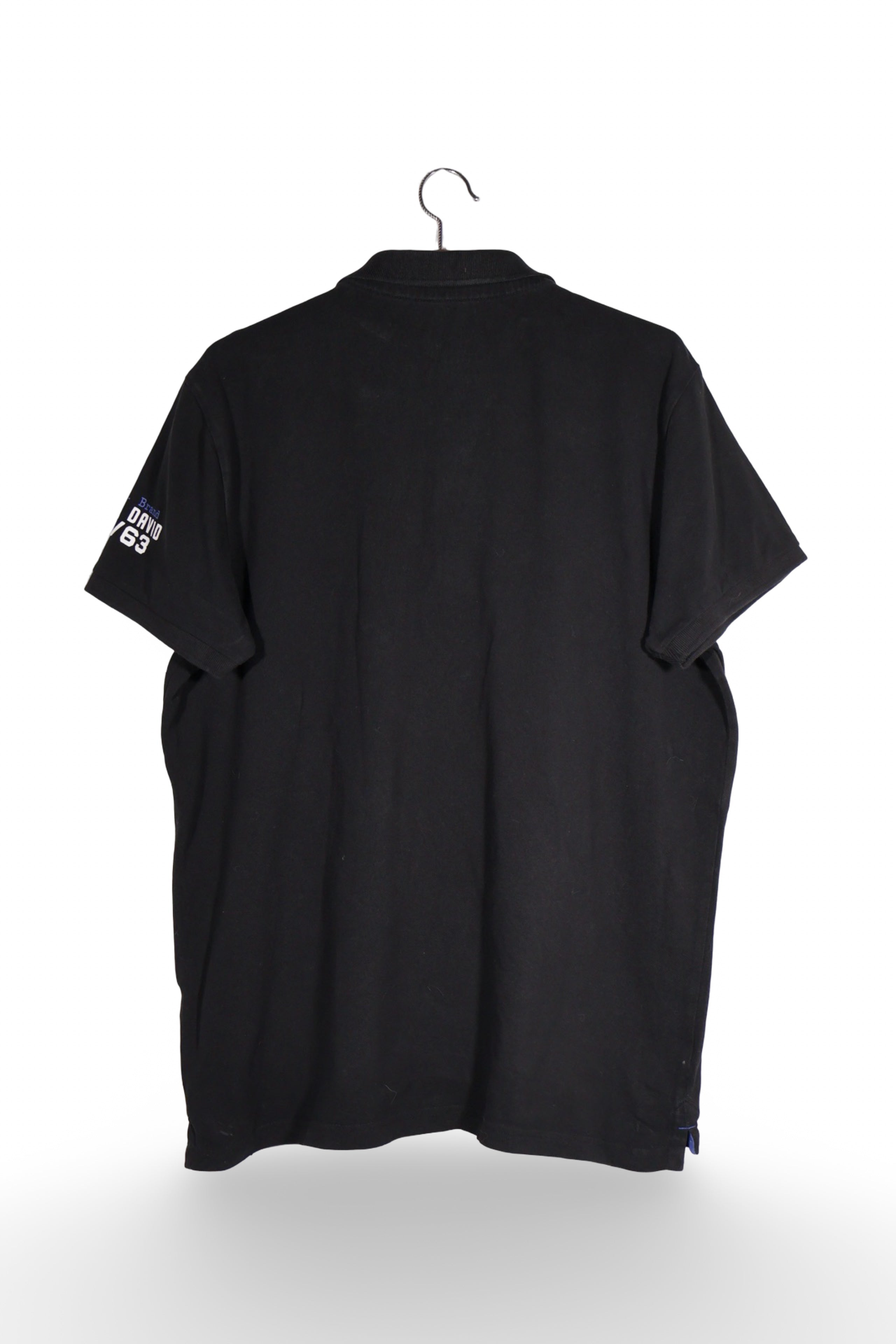 Tricou - Camp David negru cu imprimeu grafic sport – XXL – Bărbați - spate